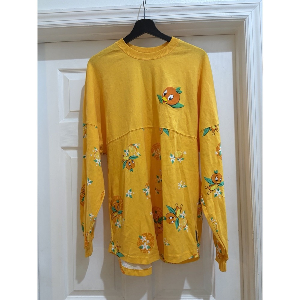 Disney Parks The Original Florida Orange Bird Spirit Jersey Yellow Size Large